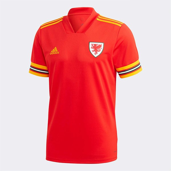 Camiseta Gales 1ª 2020 Rojo